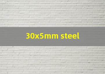  30x5mm steel